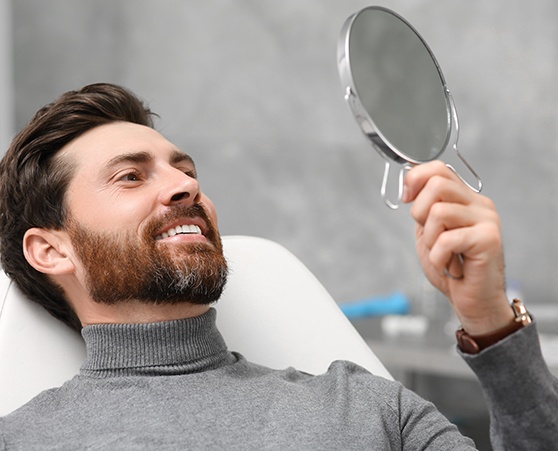 Patient in Coppell smiling after BOTOX